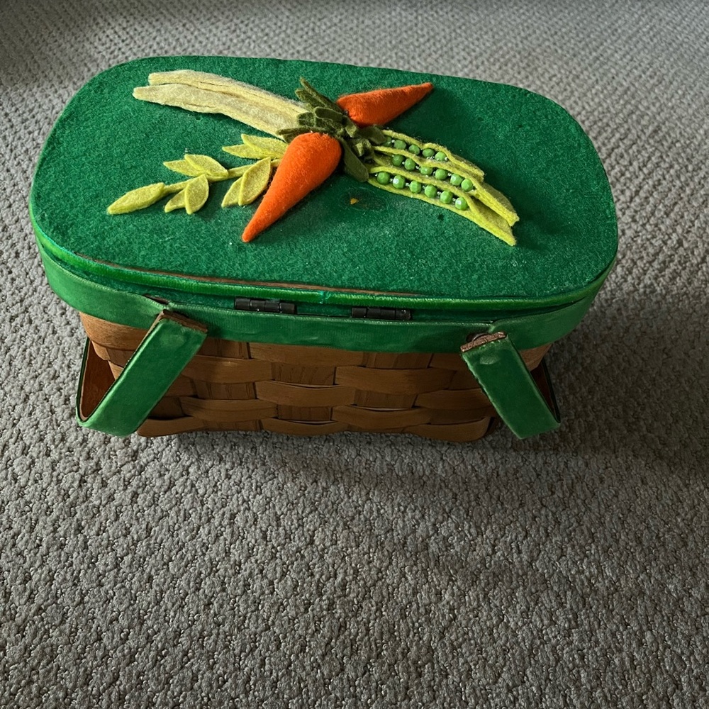 Vintage Basketville Basket Bag